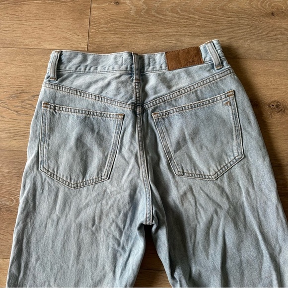 Madewell ‘90s Straight Crop Jeans Fitzgerald Wash Sz 25 - Picture 14 of 16